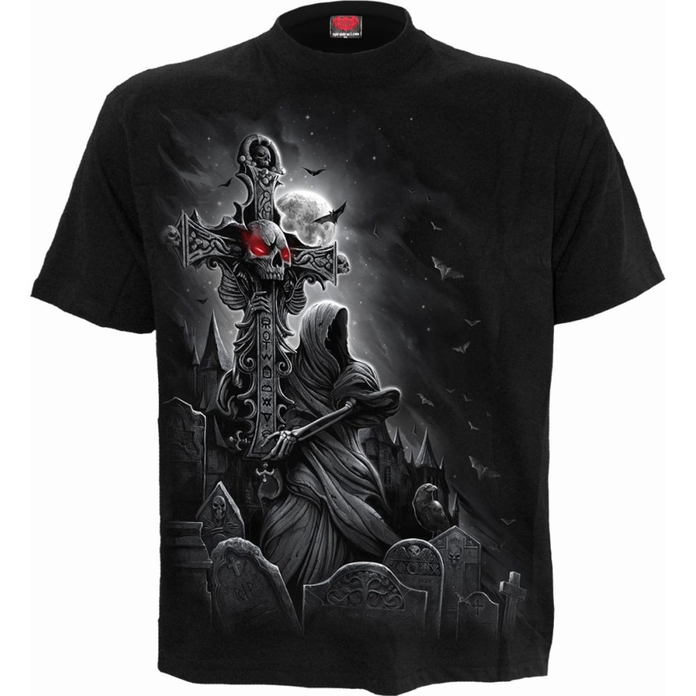 Spiral - GRAVE WALKER Heren Tshirt - Zwart